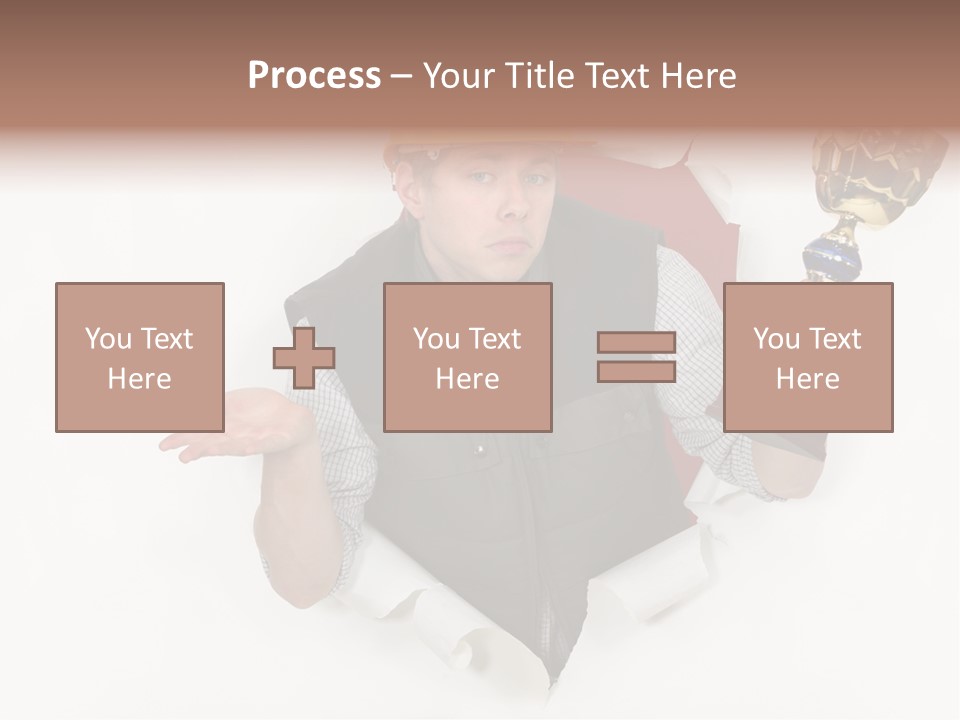 Hand  Male PowerPoint Template