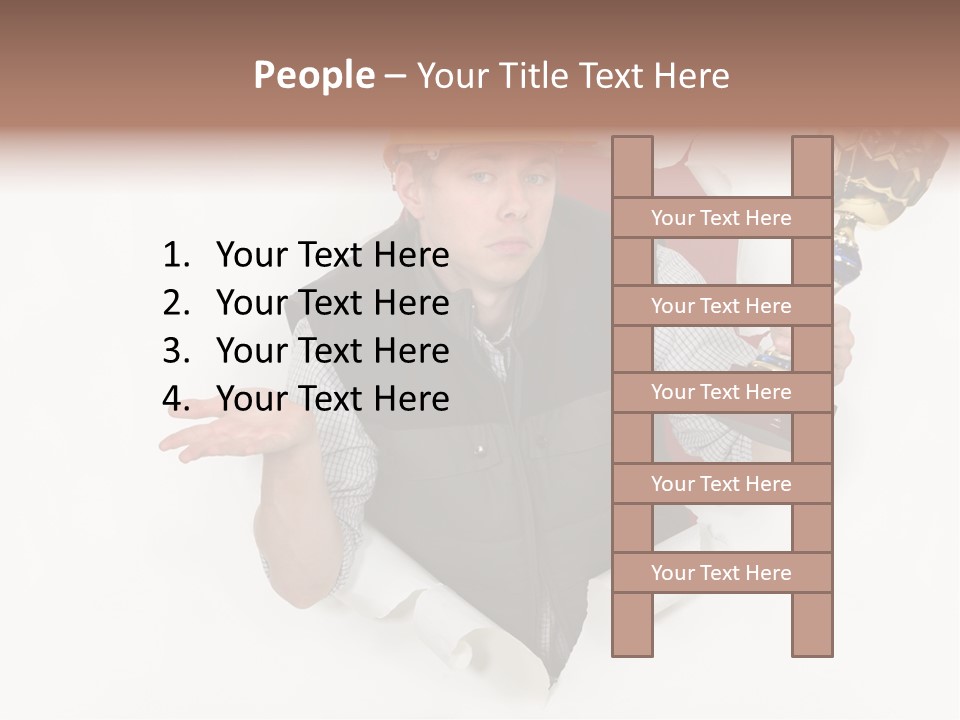 Hand  Male PowerPoint Template