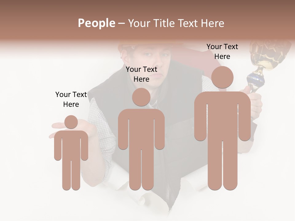 Hand  Male PowerPoint Template