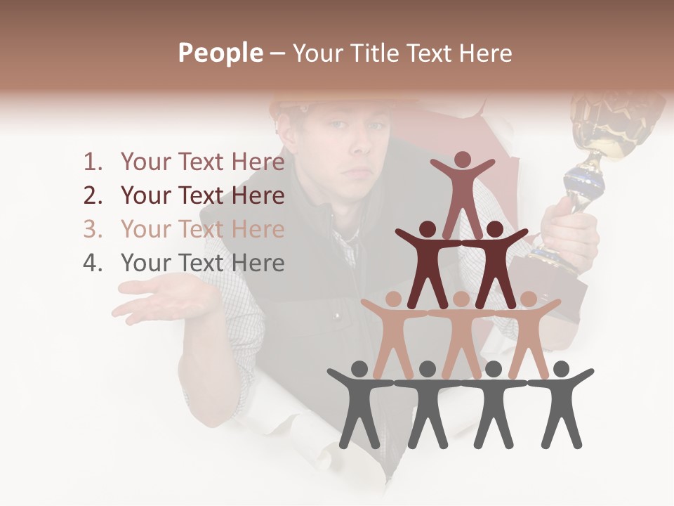 Hand  Male PowerPoint Template