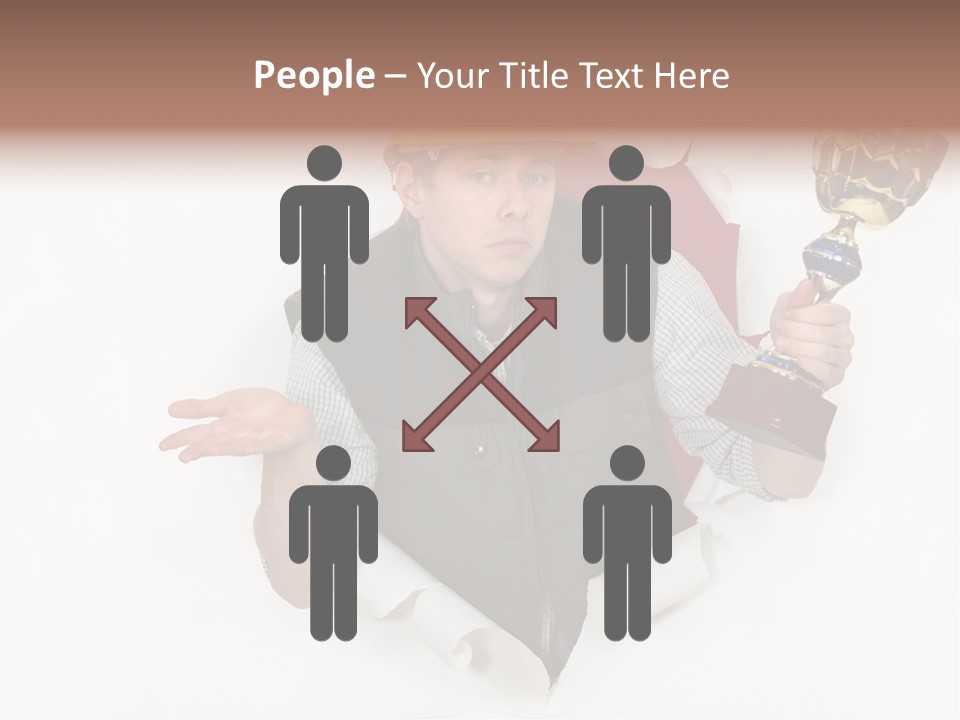 Hand  Male PowerPoint Template