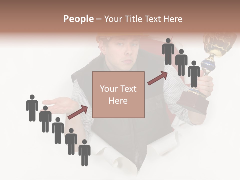 Hand  Male PowerPoint Template