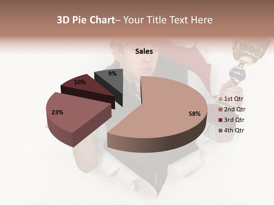 Hand  Male PowerPoint Template