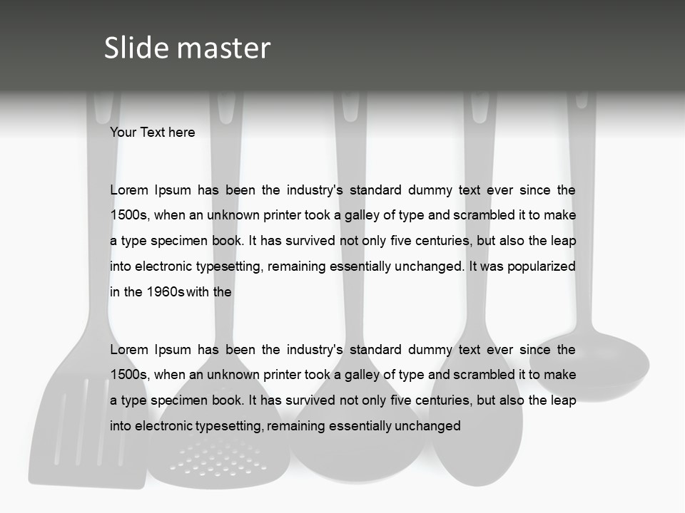 Useful Spatula Tool PowerPoint Template