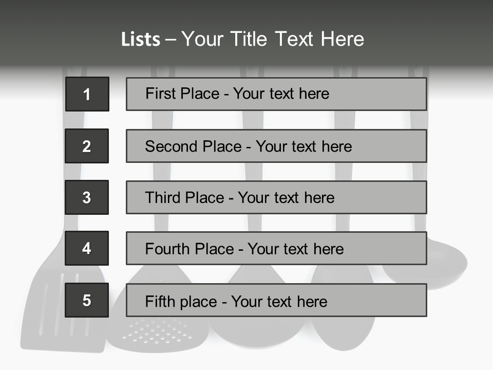 Useful Spatula Tool PowerPoint Template