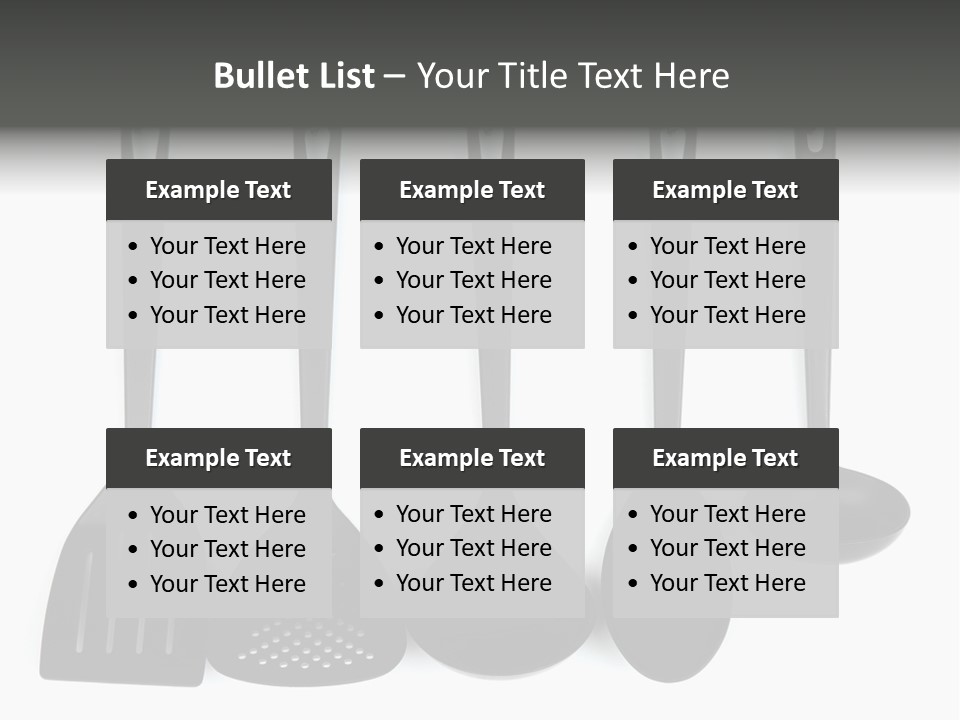 Useful Spatula Tool PowerPoint Template