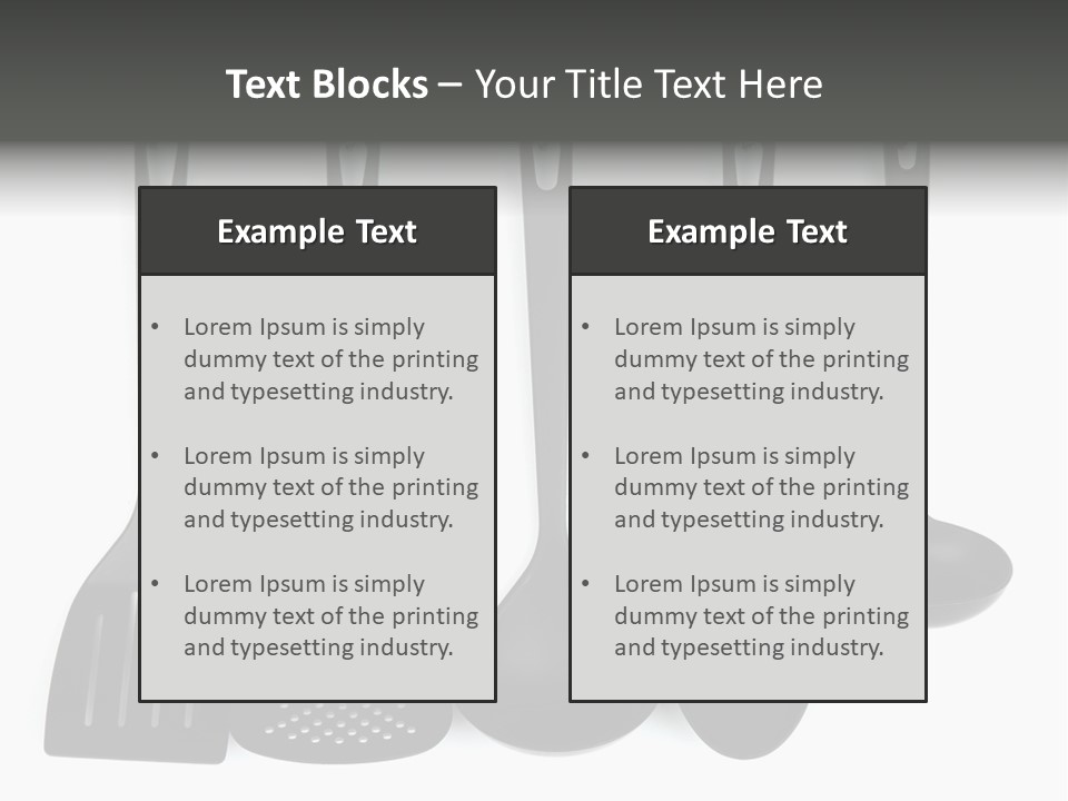 Useful Spatula Tool PowerPoint Template
