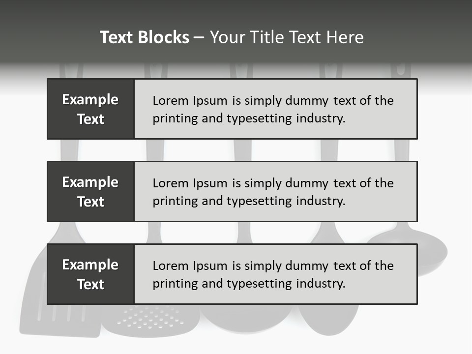 Useful Spatula Tool PowerPoint Template