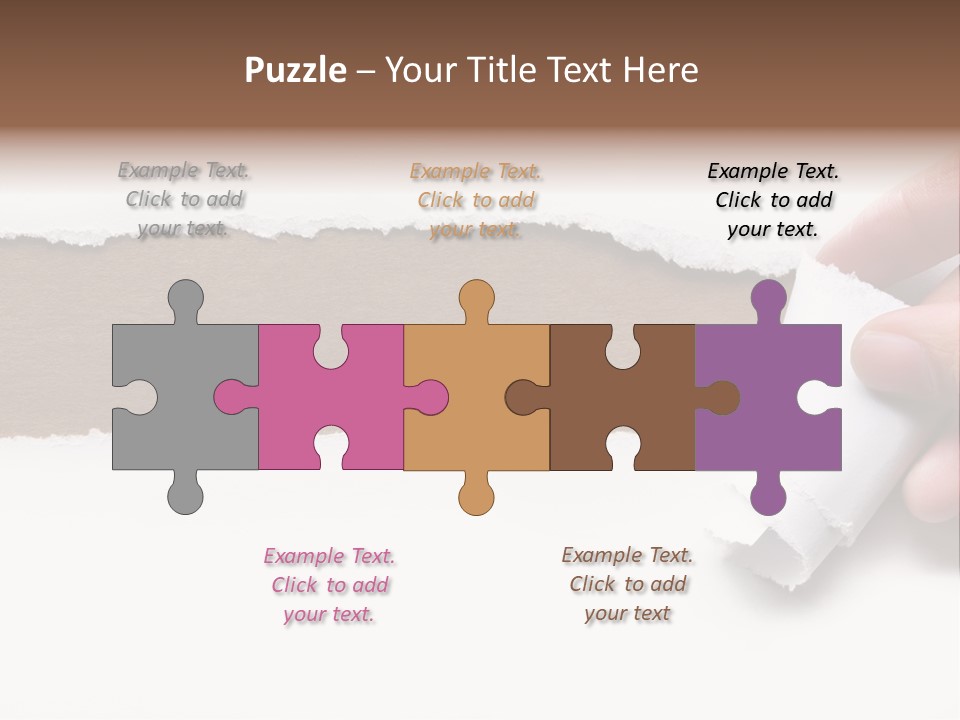 Line Break Form PowerPoint Template