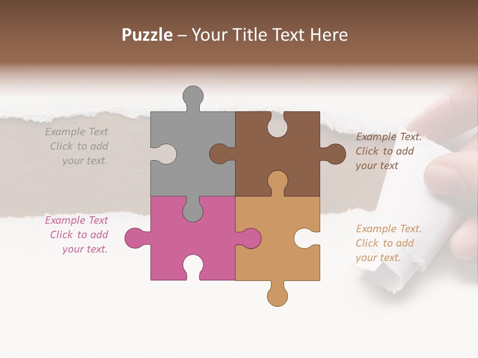Line Break Form PowerPoint Template