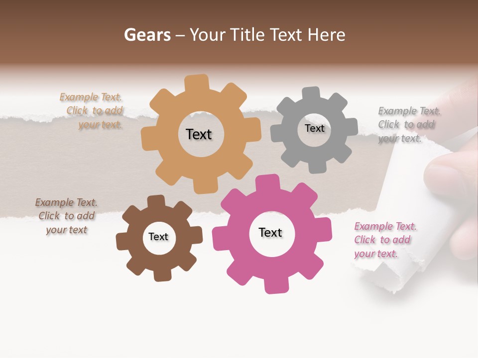 Line Break Form PowerPoint Template