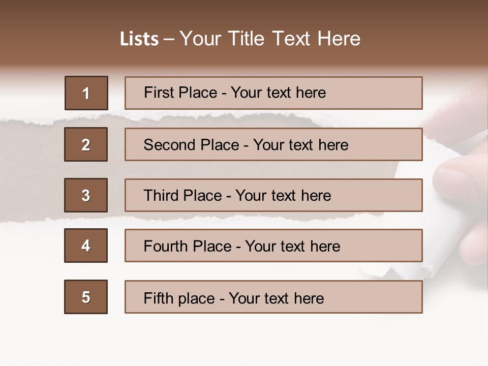 Line Break Form PowerPoint Template