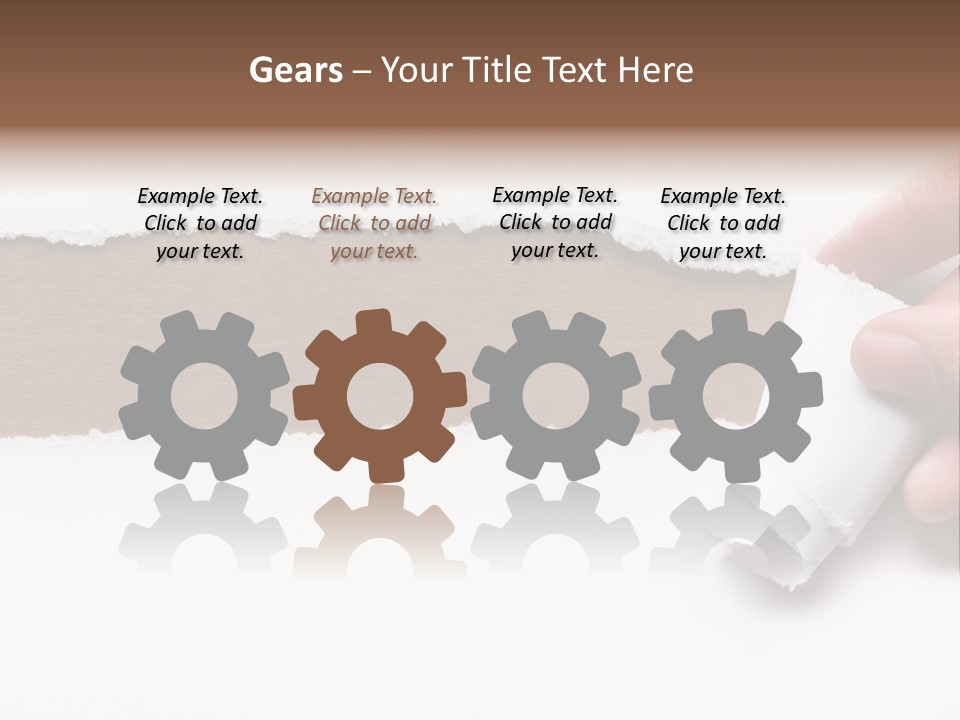 Line Break Form PowerPoint Template