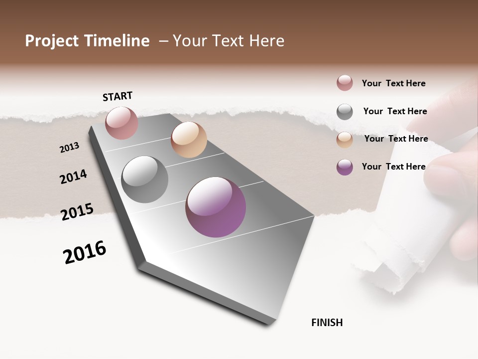 Line Break Form PowerPoint Template