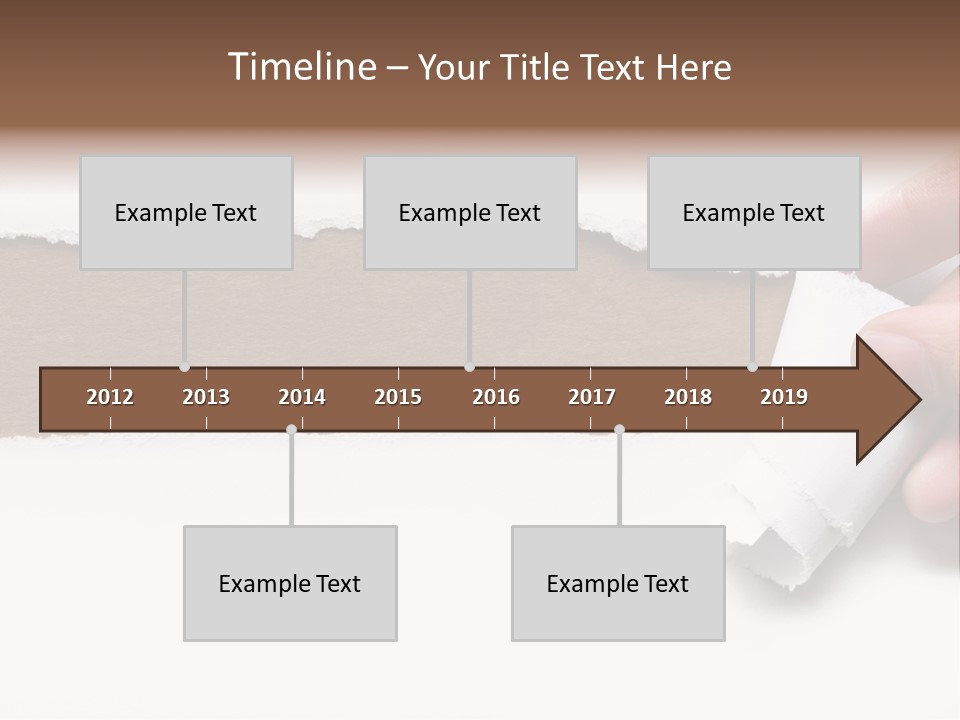 Line Break Form PowerPoint Template