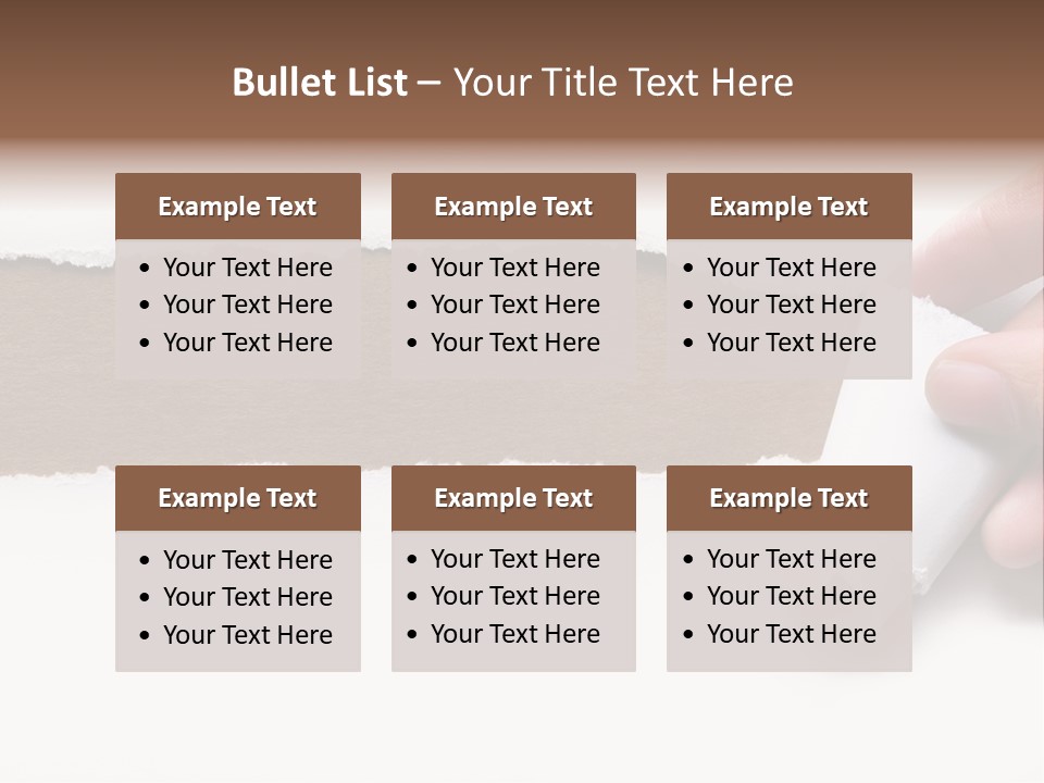 Line Break Form PowerPoint Template