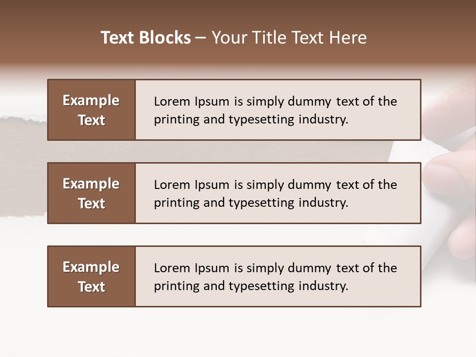 Line Break Form PowerPoint Template
