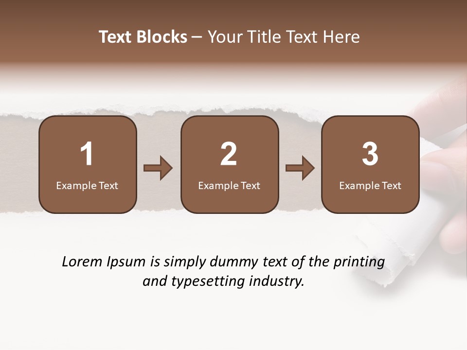 Line Break Form PowerPoint Template