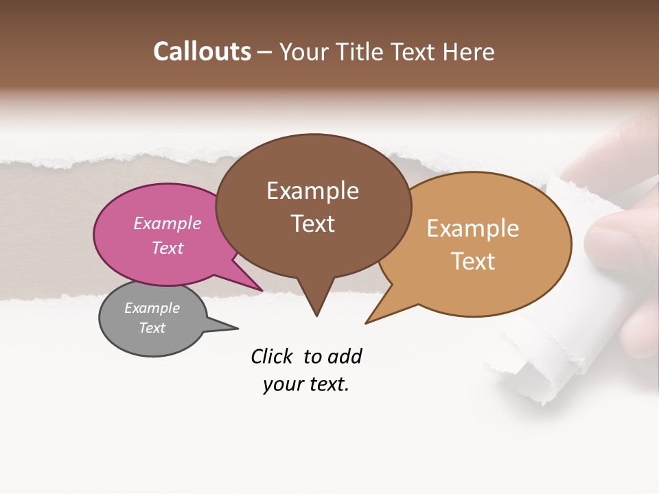 Line Break Form PowerPoint Template