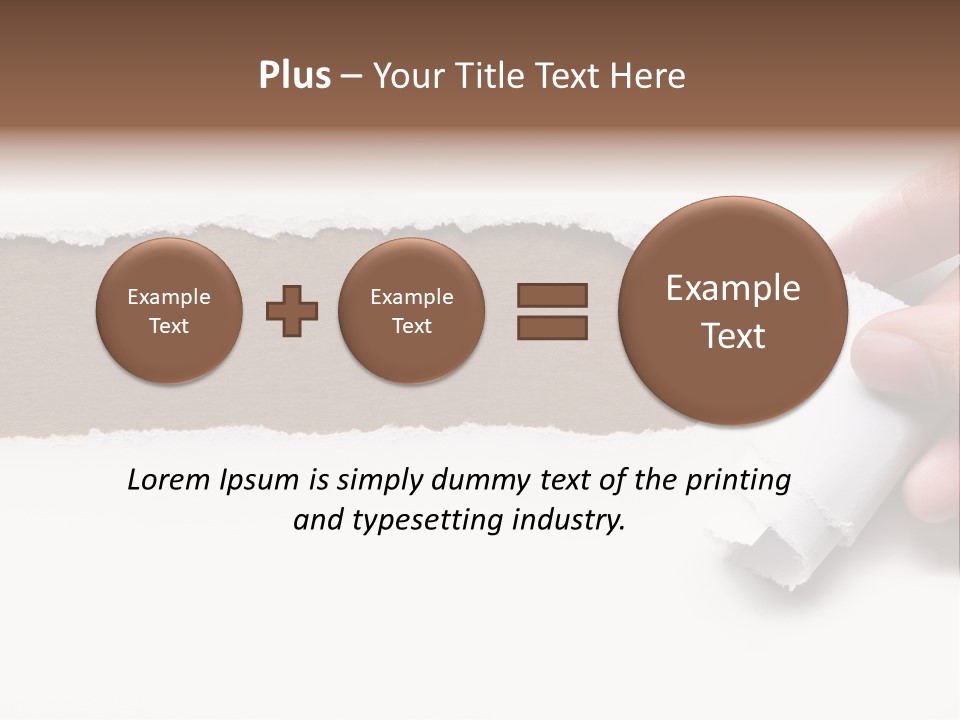 Line Break Form PowerPoint Template