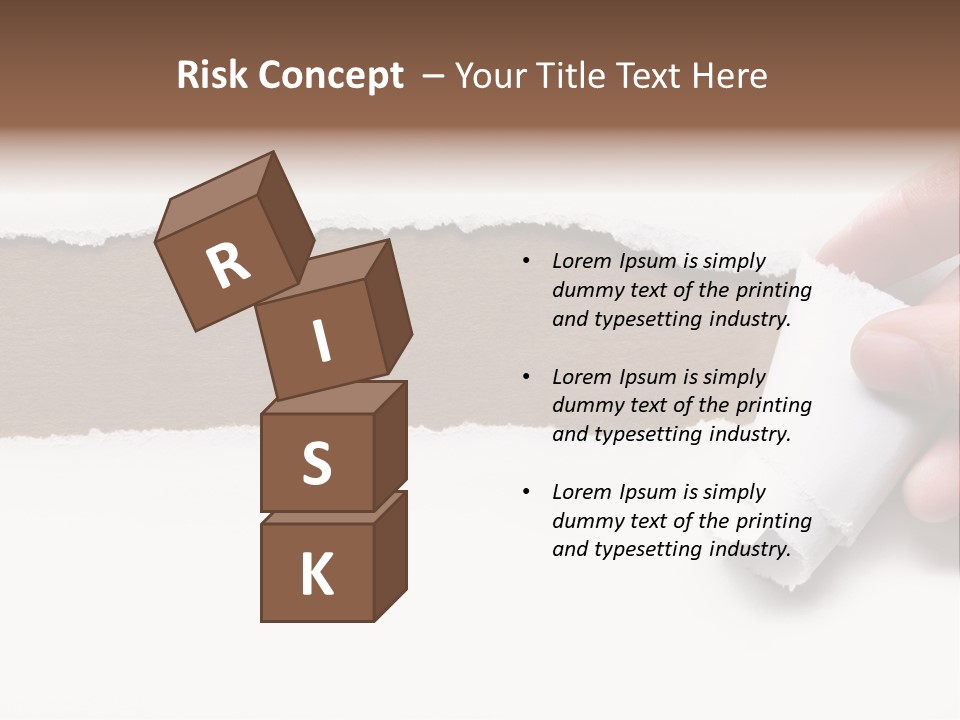 Line Break Form PowerPoint Template
