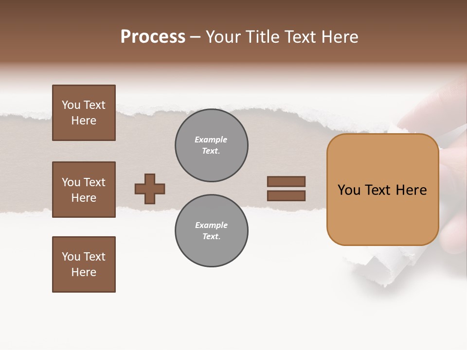 Line Break Form PowerPoint Template
