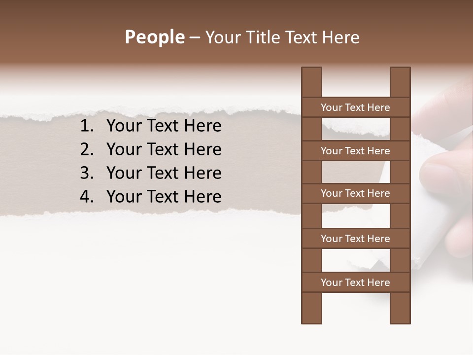 Line Break Form PowerPoint Template