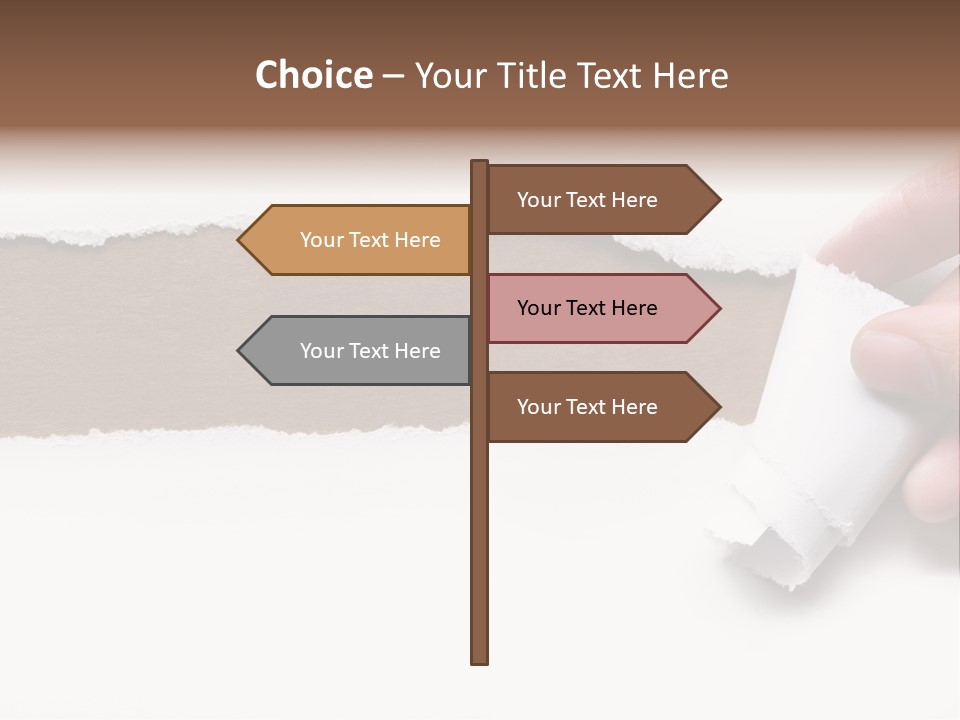 Line Break Form PowerPoint Template