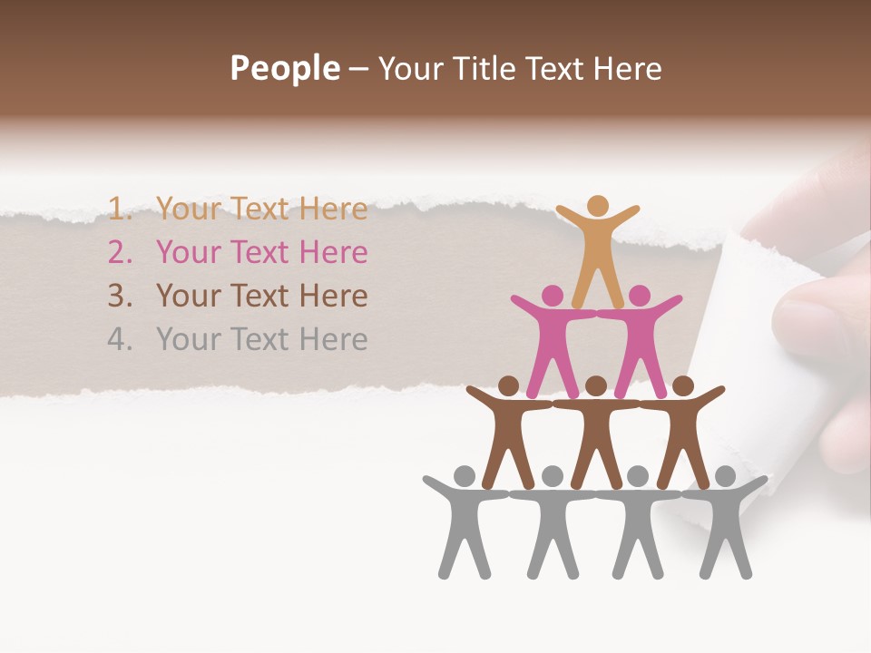 Line Break Form PowerPoint Template