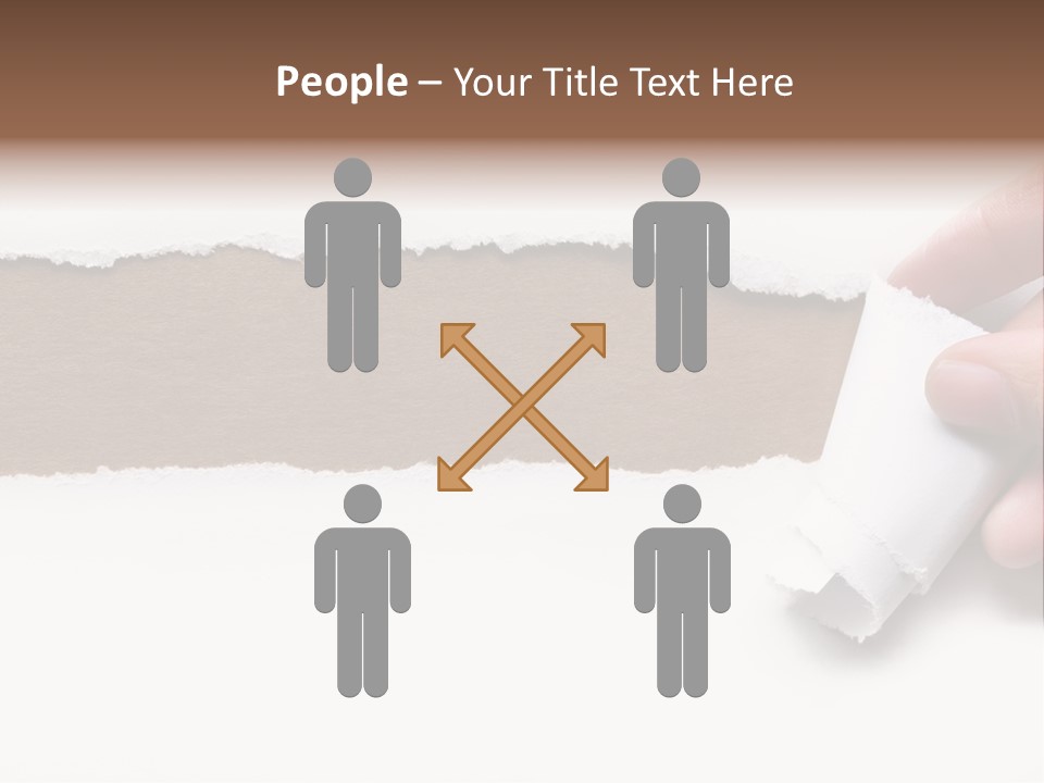 Line Break Form PowerPoint Template