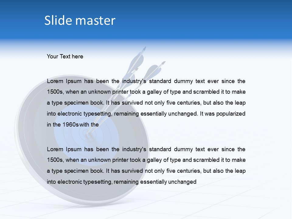 Aspirations Perspective Three PowerPoint Template