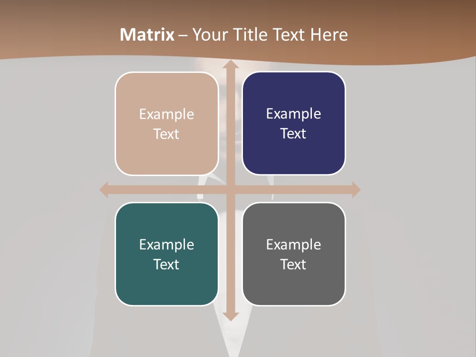 Volitional Expressing Caucasian PowerPoint Template
