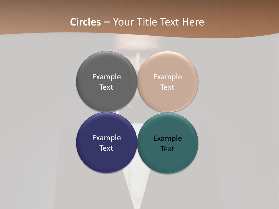 Volitional Expressing Caucasian PowerPoint Template