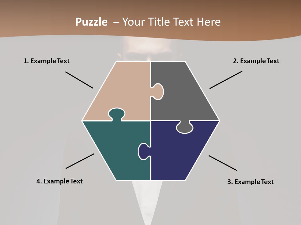 Volitional Expressing Caucasian PowerPoint Template
