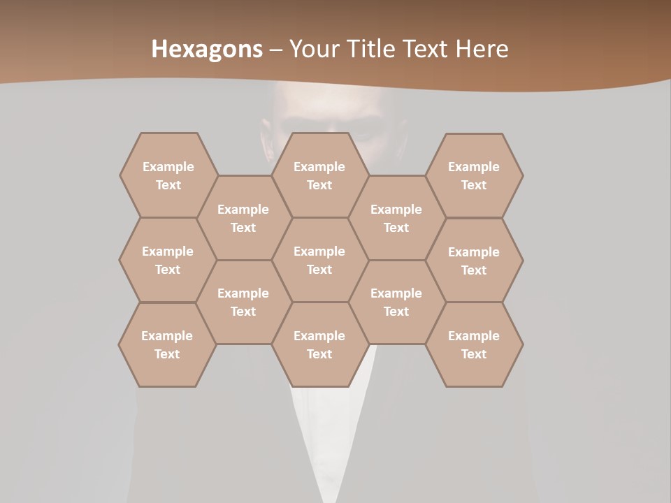Volitional Expressing Caucasian PowerPoint Template