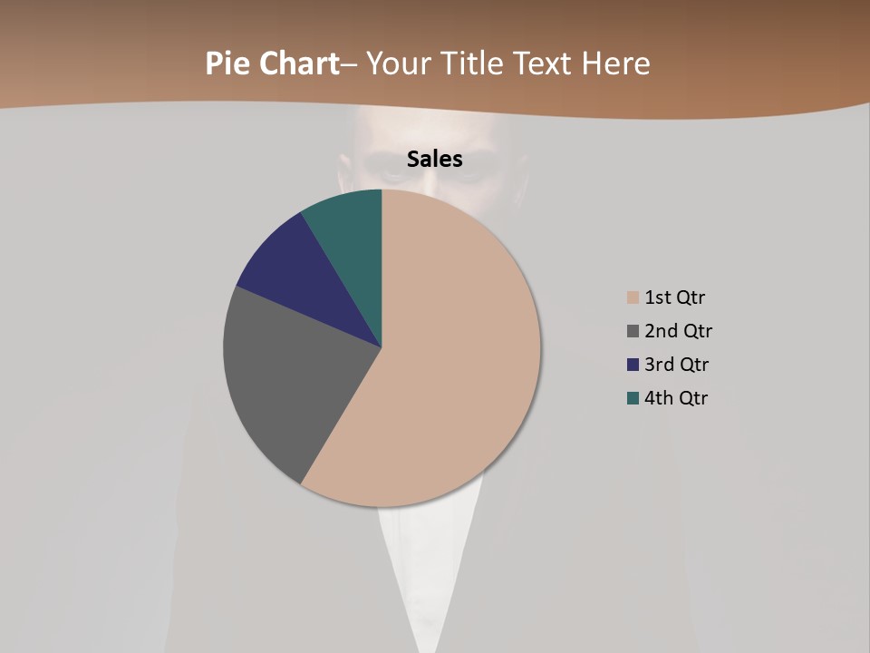 Volitional Expressing Caucasian PowerPoint Template