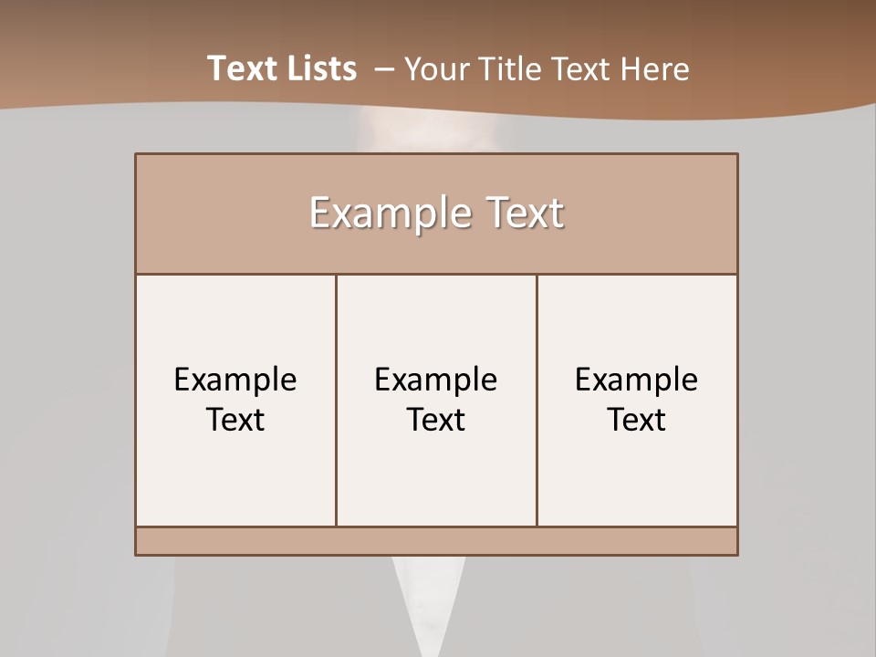 Volitional Expressing Caucasian PowerPoint Template