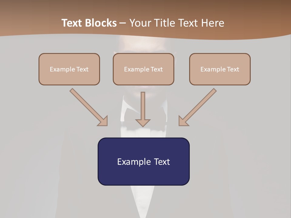 Volitional Expressing Caucasian PowerPoint Template