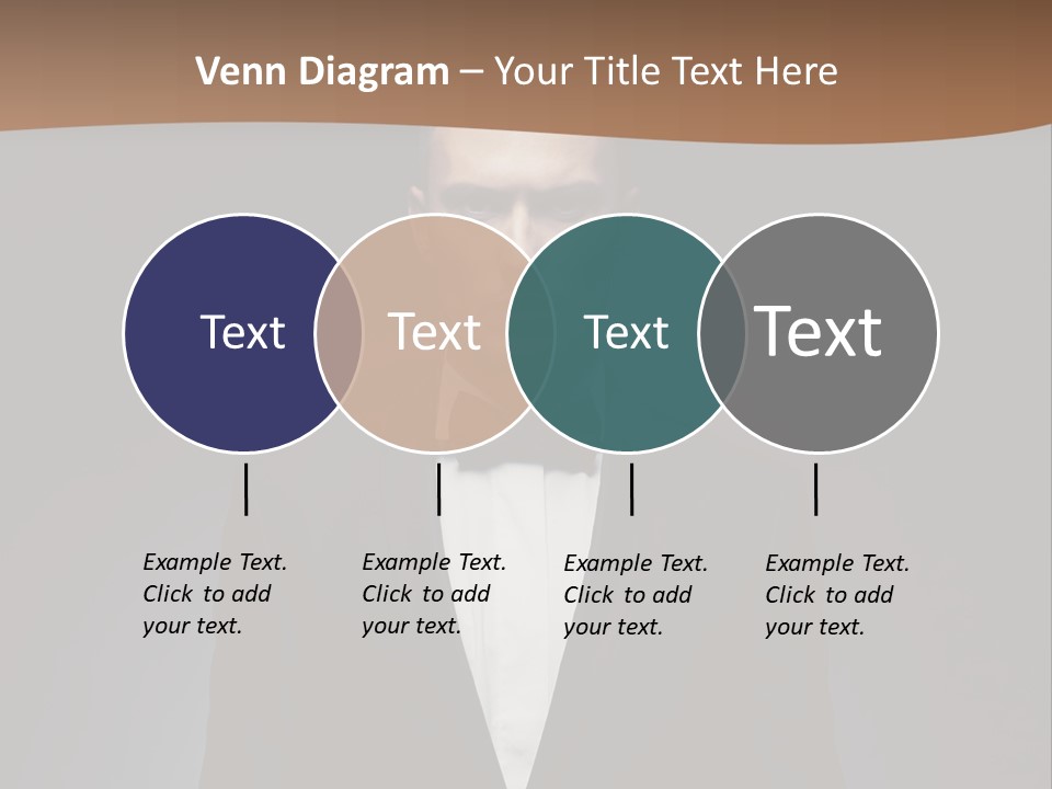 Volitional Expressing Caucasian PowerPoint Template