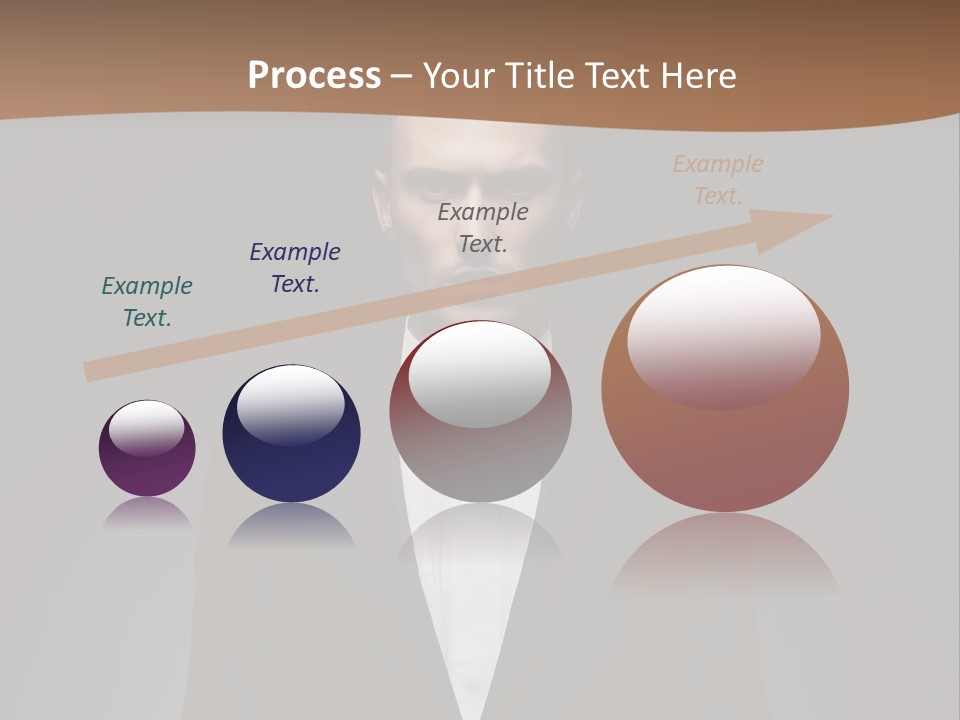 Volitional Expressing Caucasian PowerPoint Template