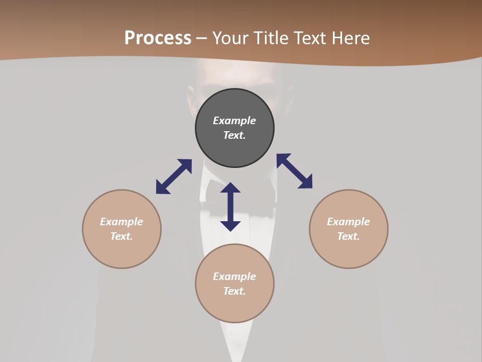 Volitional Expressing Caucasian PowerPoint Template