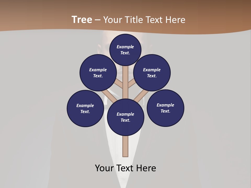 Volitional Expressing Caucasian PowerPoint Template