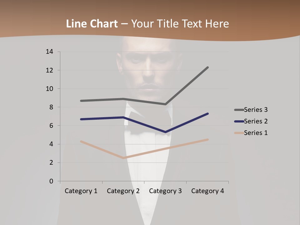 Volitional Expressing Caucasian PowerPoint Template