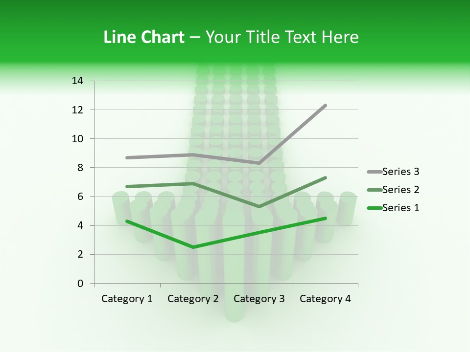 Moving Financials Graph PowerPoint Template