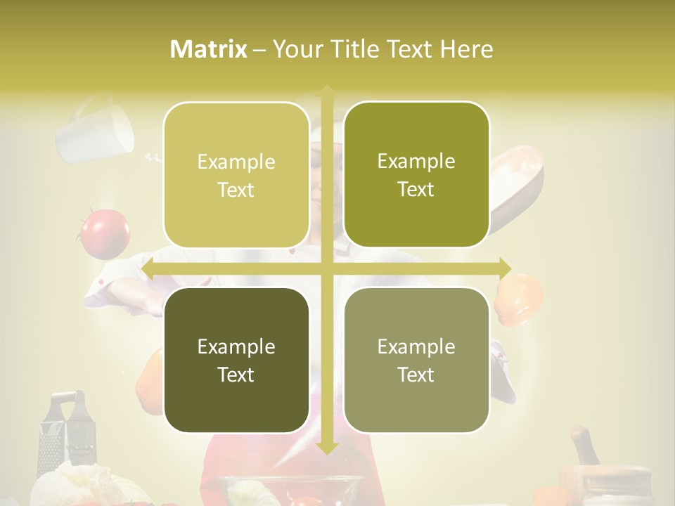 Chef Red Wellness PowerPoint Template