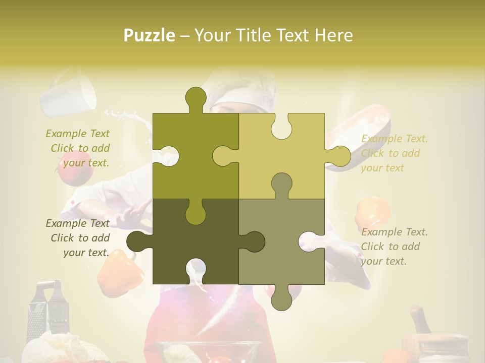 Chef Red Wellness PowerPoint Template