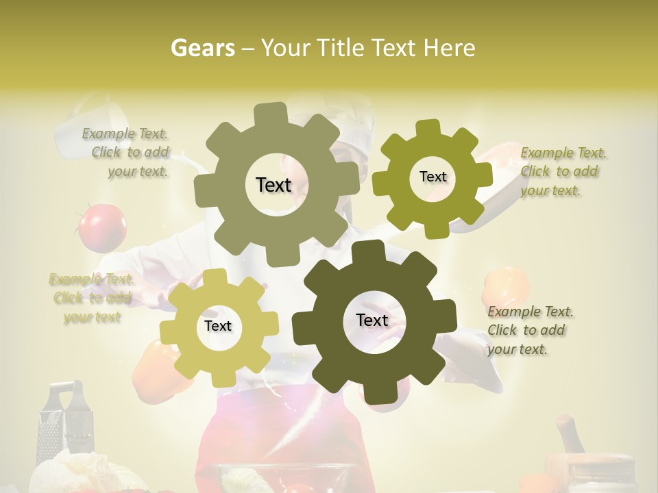 Chef Red Wellness PowerPoint Template