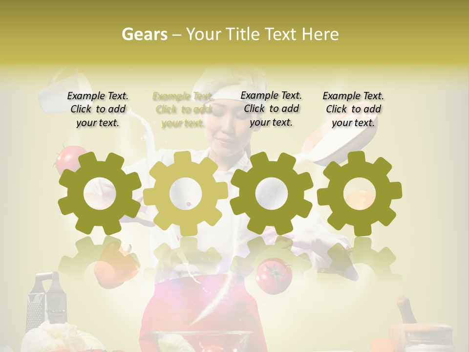 Chef Red Wellness PowerPoint Template