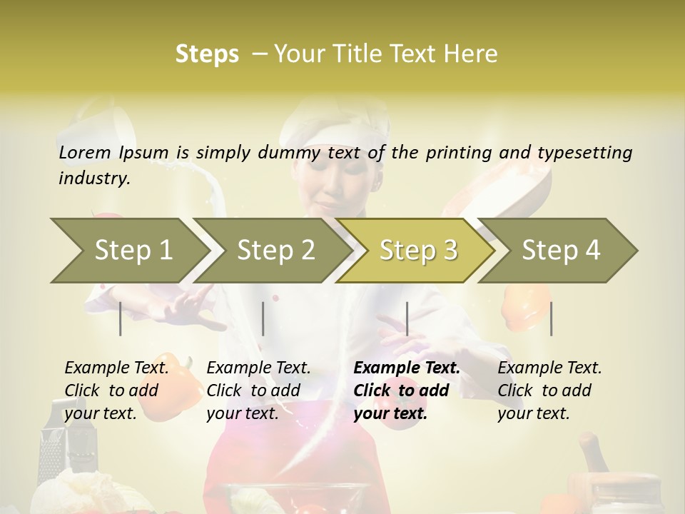 Chef Red Wellness PowerPoint Template