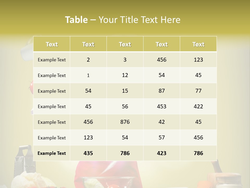 Chef Red Wellness PowerPoint Template